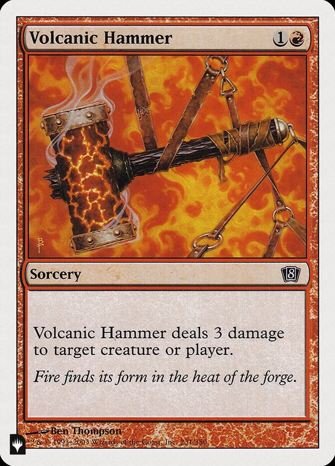Volcanic Hammer - The List (PLST)