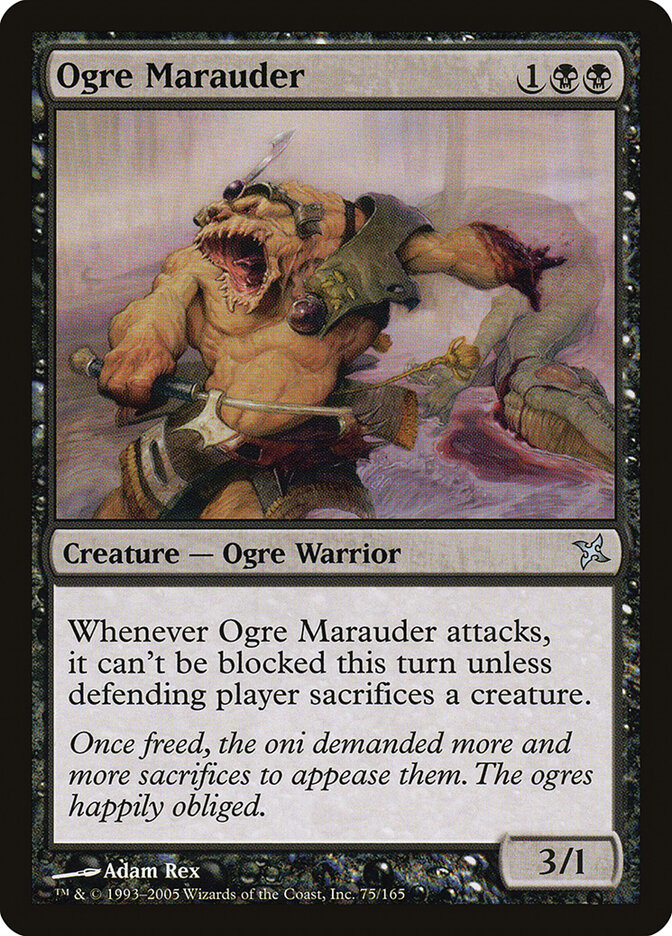 Ogre Marauder (75) - Betrayers of Kamigawa (BOK)