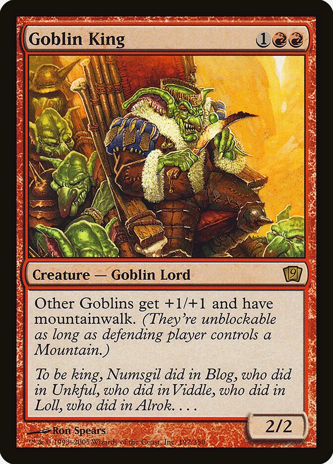 Goblin King (192) - Ninth Edition (9ED)