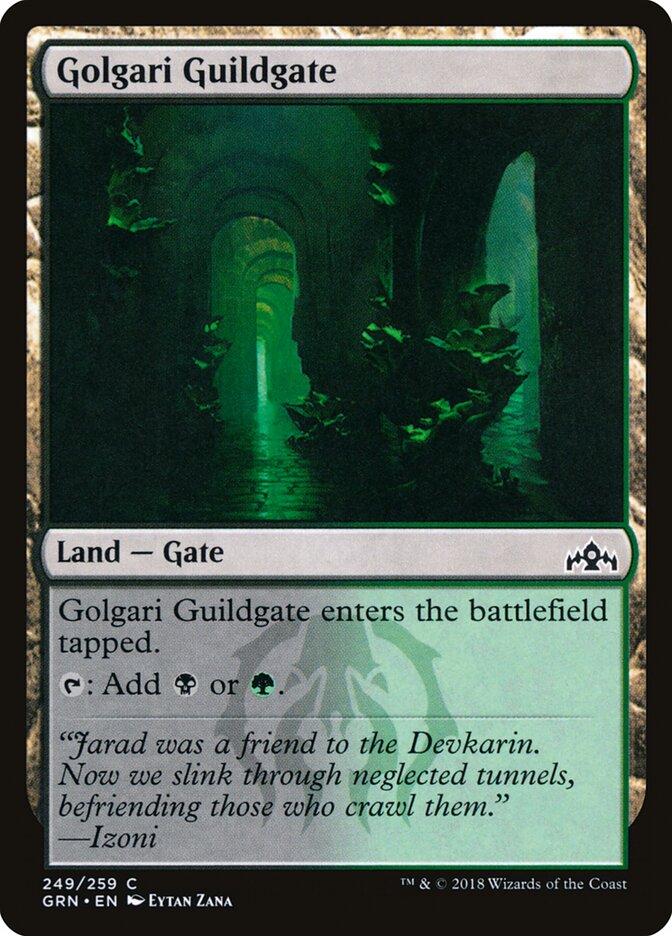 Golgari Guildgate (249) - Guilds of Ravnica (GRN)