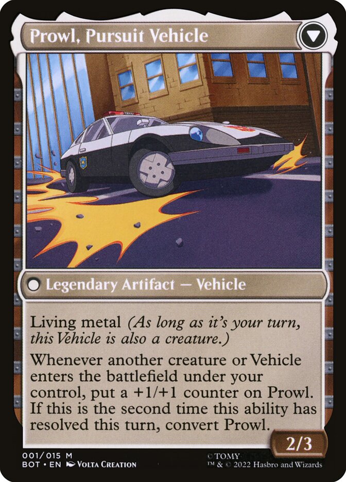 Prowl, Stoic Strategist // Prowl, Pursuit Vehicle (1) - Transformers (BOT)