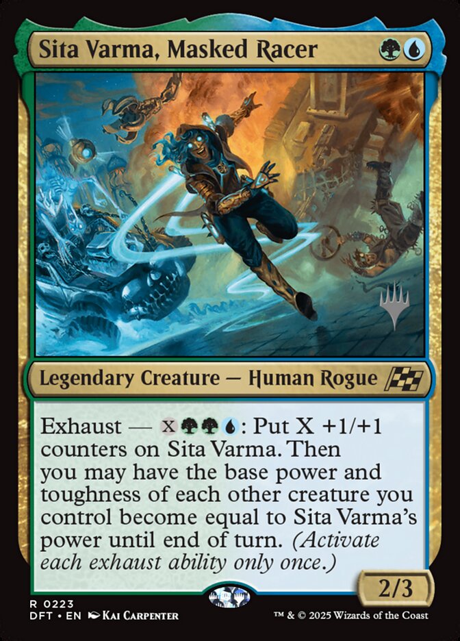 Sita Varma, Masked Racer (223p) - Aetherdrift Promos (PDFT)