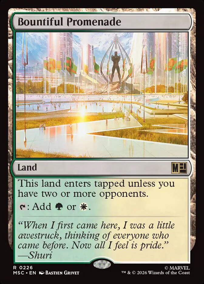 Bountiful Promenade (226) - Marvel Super Heroes Commander (MSC)