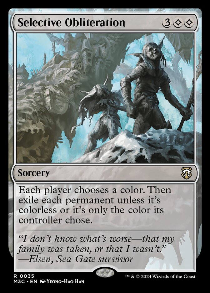 Selective Obliteration (35) - Modern Horizons 3 Commander (M3C)