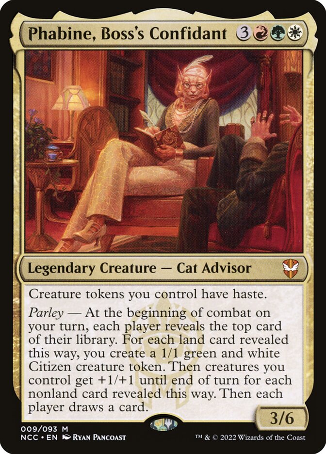 Phabine, Boss's Confidant (9) - New Capenna Commander (NCC)