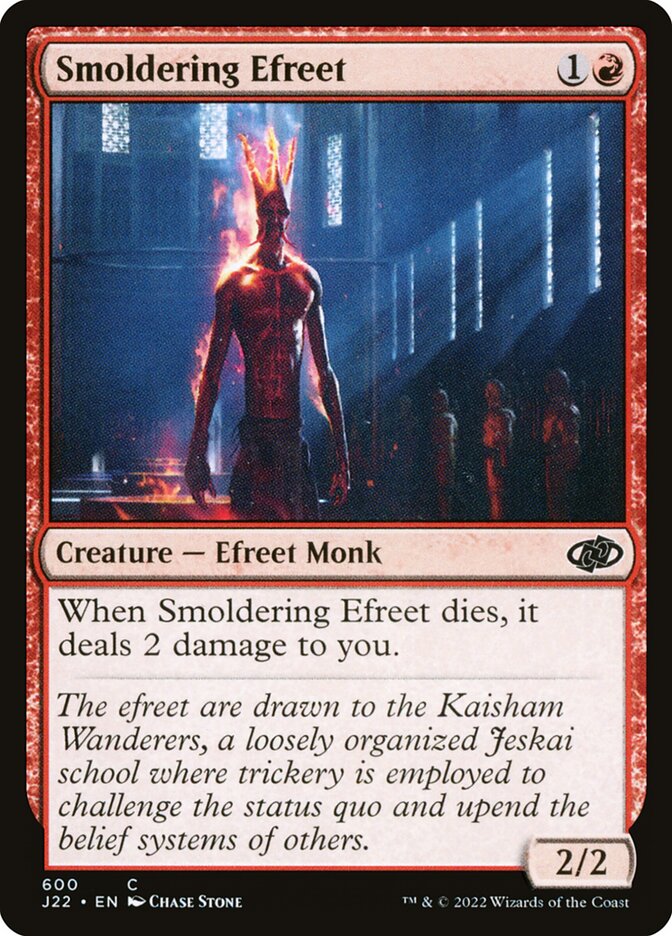 Smoldering Efreet (600) - Jumpstart 2022 (J22)