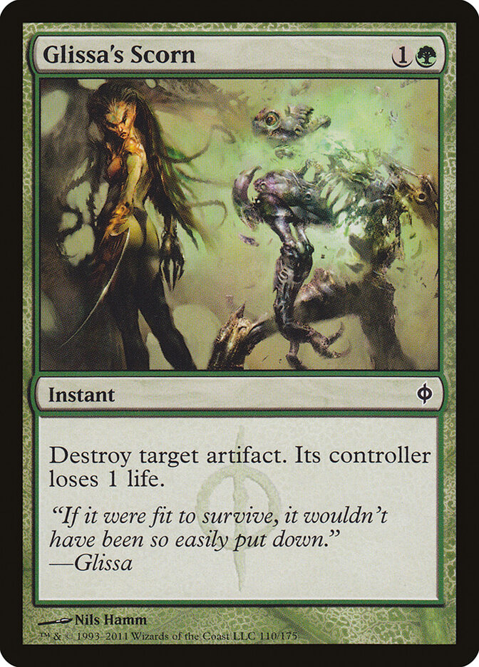 Glissa's Scorn (110) - New Phyrexia (NPH)
