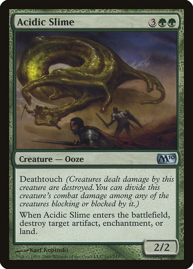 Acidic Slime (165) - Magic 2010 (M10)