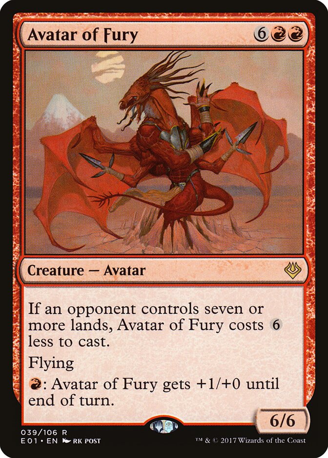 Avatar of Fury (39) - Archenemy: Nicol Bolas (E01)