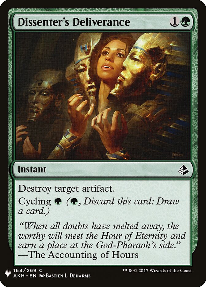 Dissenter's Deliverance (AKH-164) - The List (PLST)