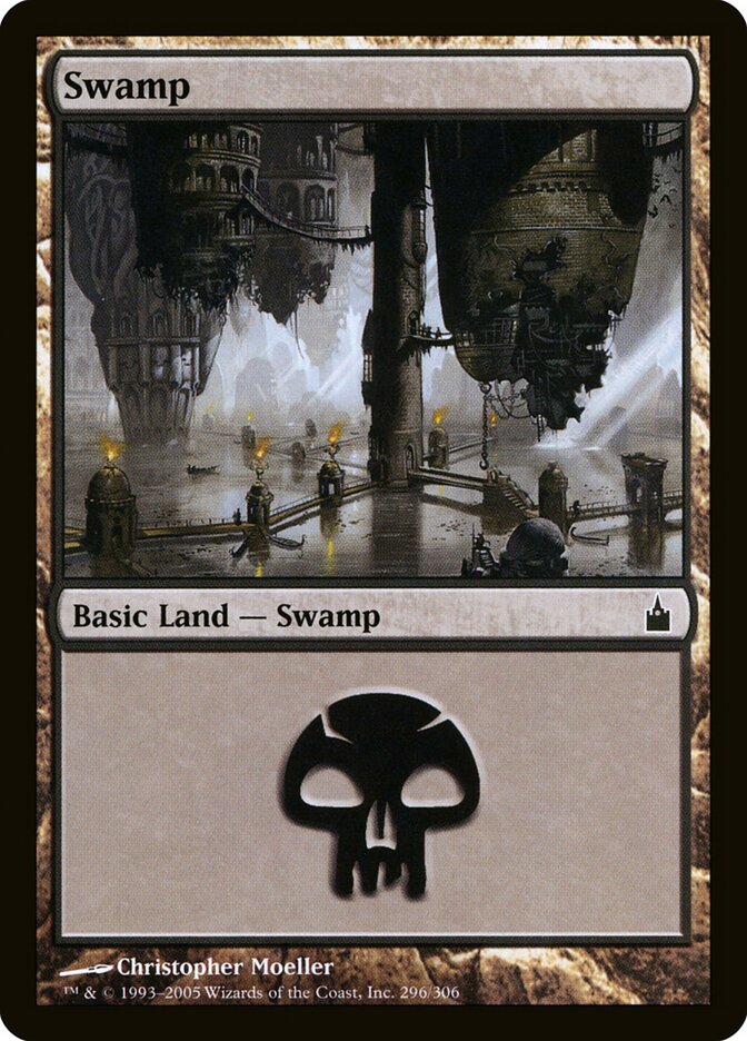 Swamp (296) - Ravnica: City of Guilds (RAV)