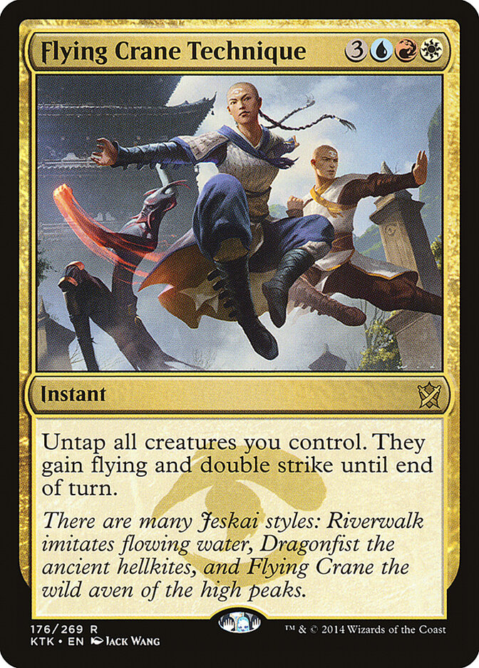 Flying Crane Technique (176) - Khans of Tarkir (KTK)