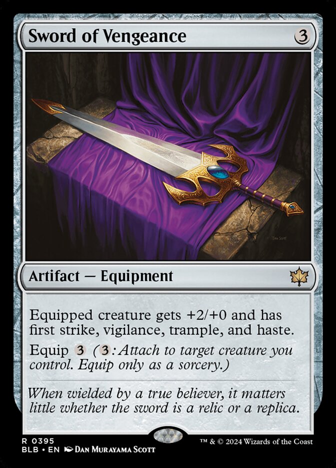 Sword of Vengeance (395) - Bloomburrow (BLB)