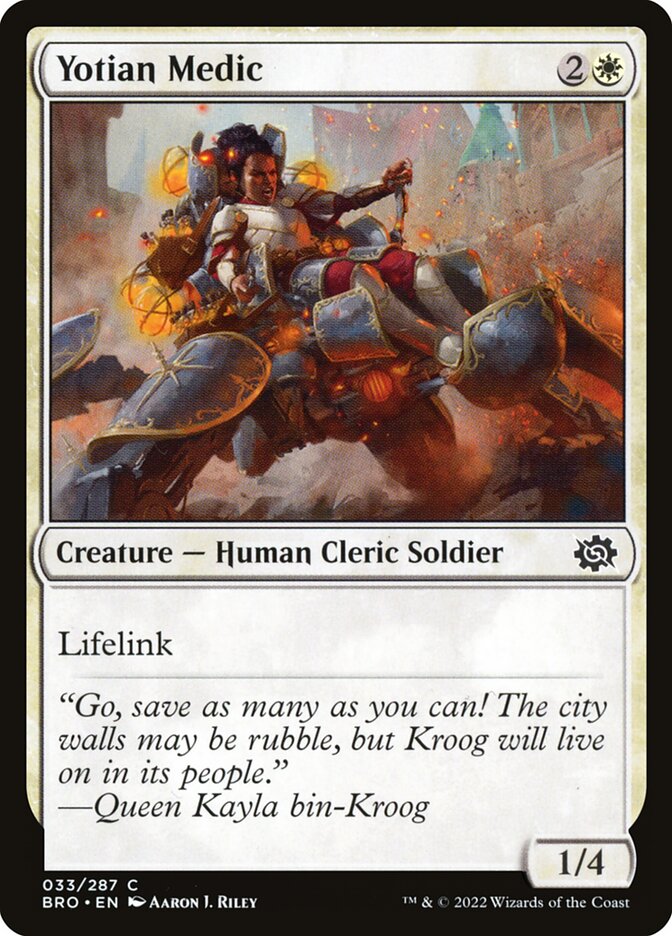 Yotian Medic (33) - The Brothers' War (BRO)