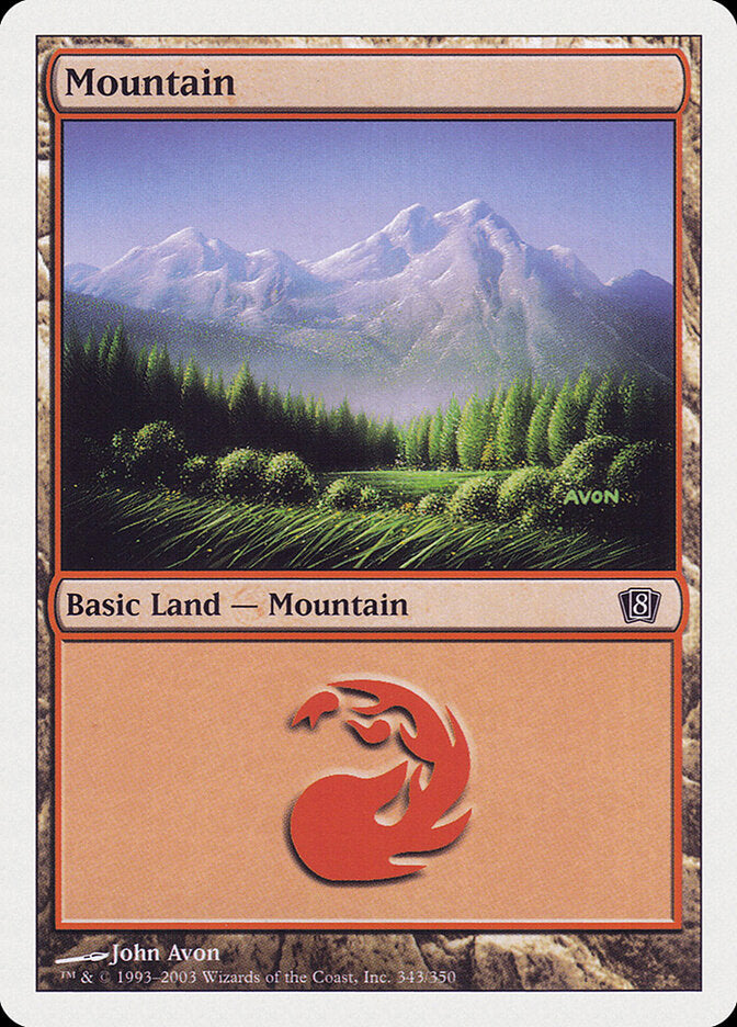 Mountain (343) - Eighth Edition (8ED)