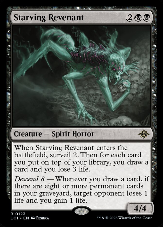 Starving Revenant (123) - The Lost Caverns of Ixalan (LCI)