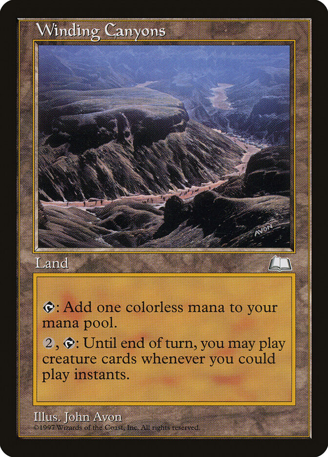 Winding Canyons (167) - Weatherlight (WTH)
