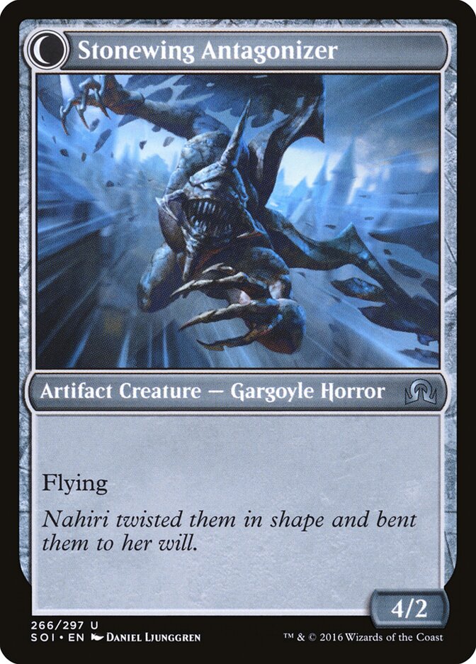 Thraben Gargoyle // Stonewing Antagonizer (266) - Shadows over Innistrad (SOI)