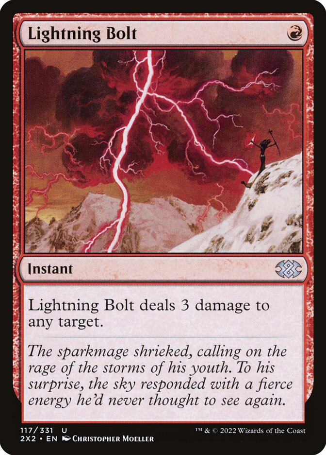 Lightning Bolt (117) - Double Masters 2022 (2X2)