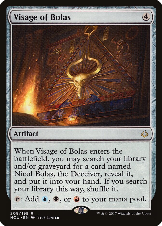 Visage of Bolas (208) - Hour of Devastation (HOU)
