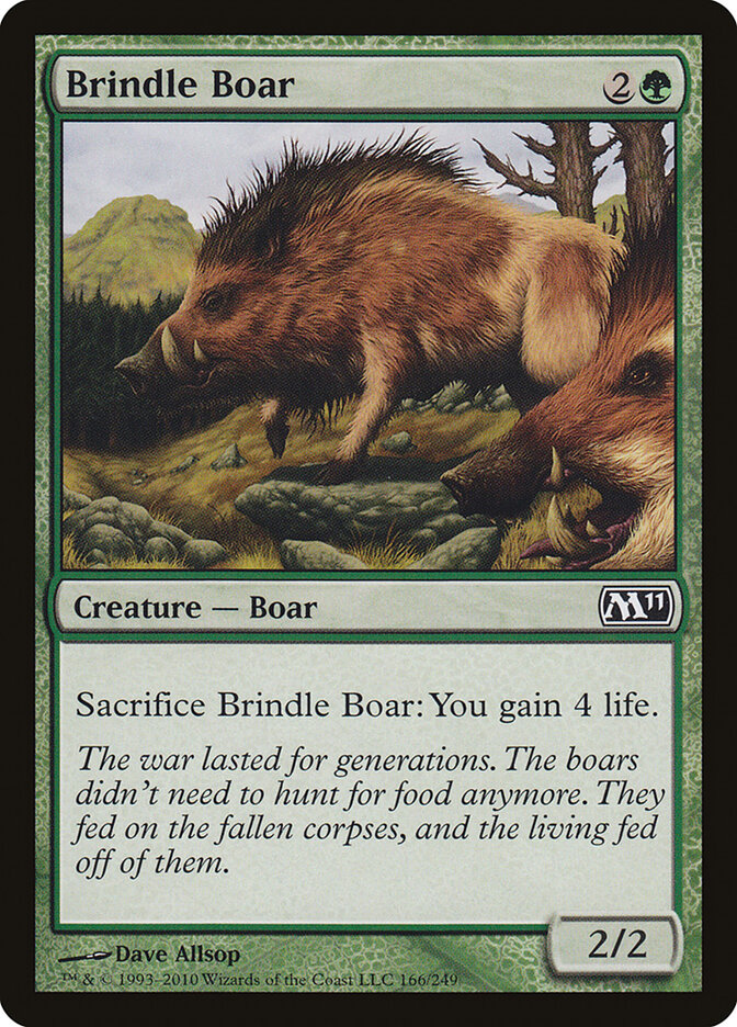 Brindle Boar (166) - Magic 2011 (M11)