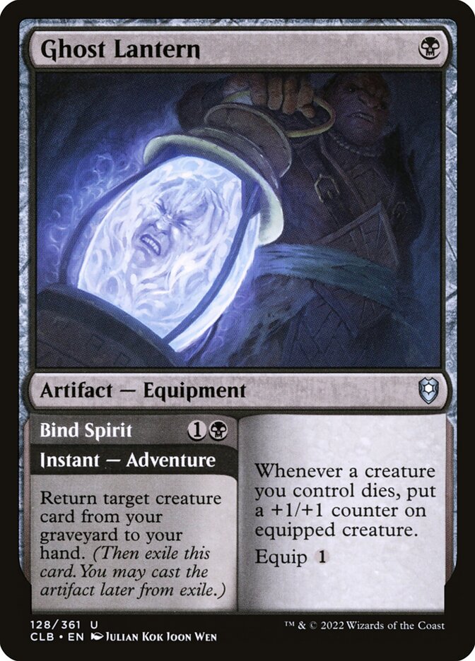 Ghost Lantern // Bind Spirit (128) - Commander Legends: Battle for Baldur's Gate (CLB)