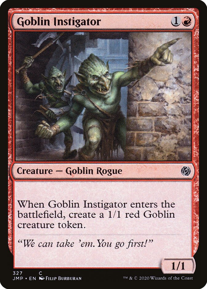 Goblin Instigator (327) - Jumpstart (JMP)