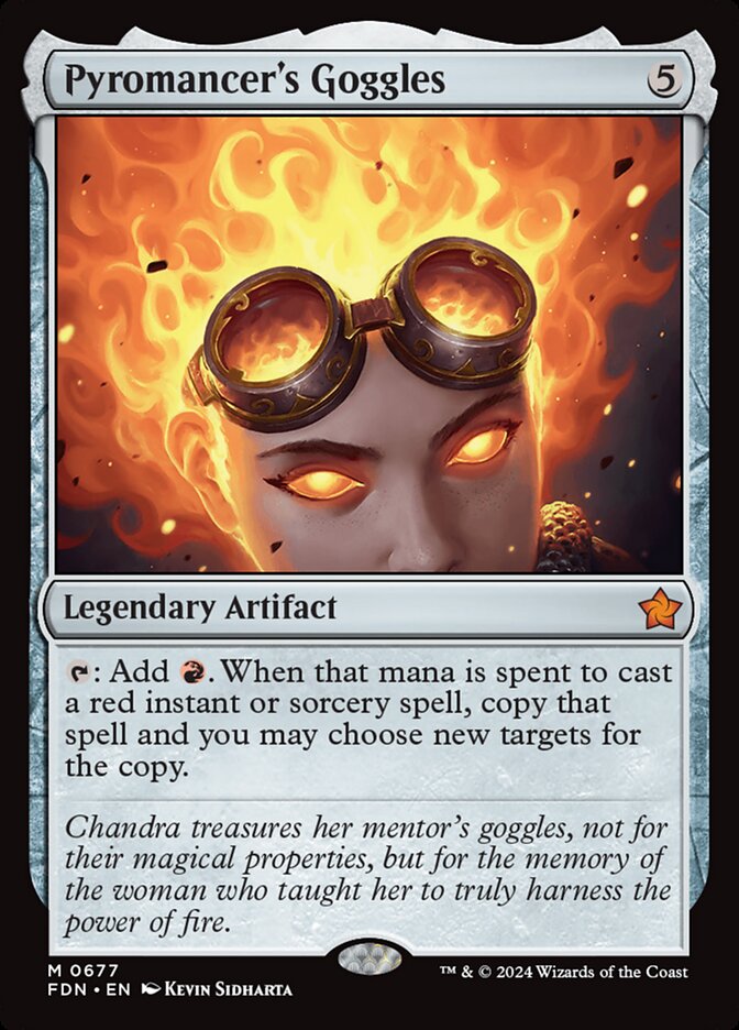 Pyromancer's Goggles (677) - Foundations (FDN)