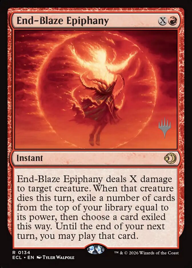 End-Blaze Epiphany (134p) - Lorwyn Eclipsed Promos (PECL)