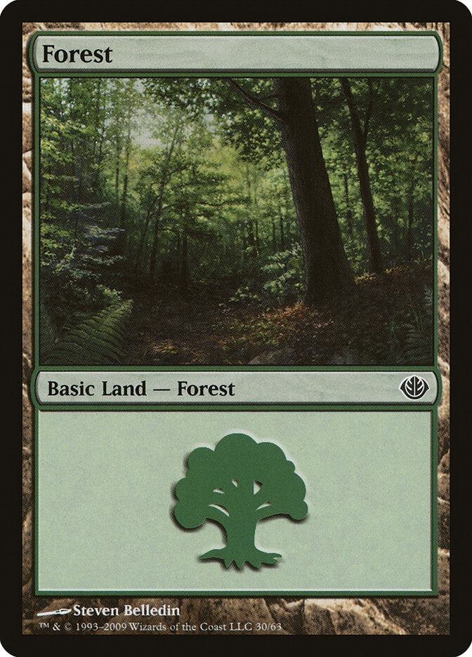 Forest (30) - Duel Decks: Garruk vs. Liliana (DDD)