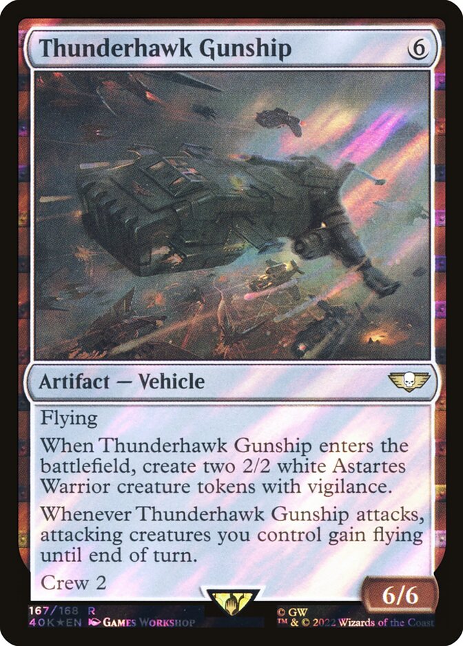 Thunderhawk Gunship (167★) - Warhammer 40,000 Commander (40K)