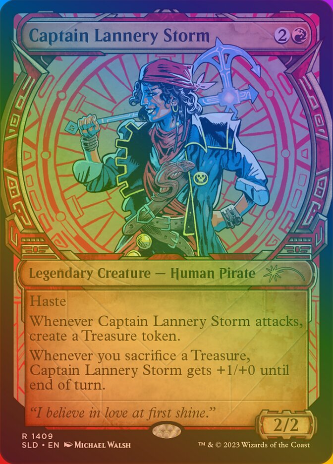 Captain Lannery Storm (1409★) - Secret Lair Drop (SLD)