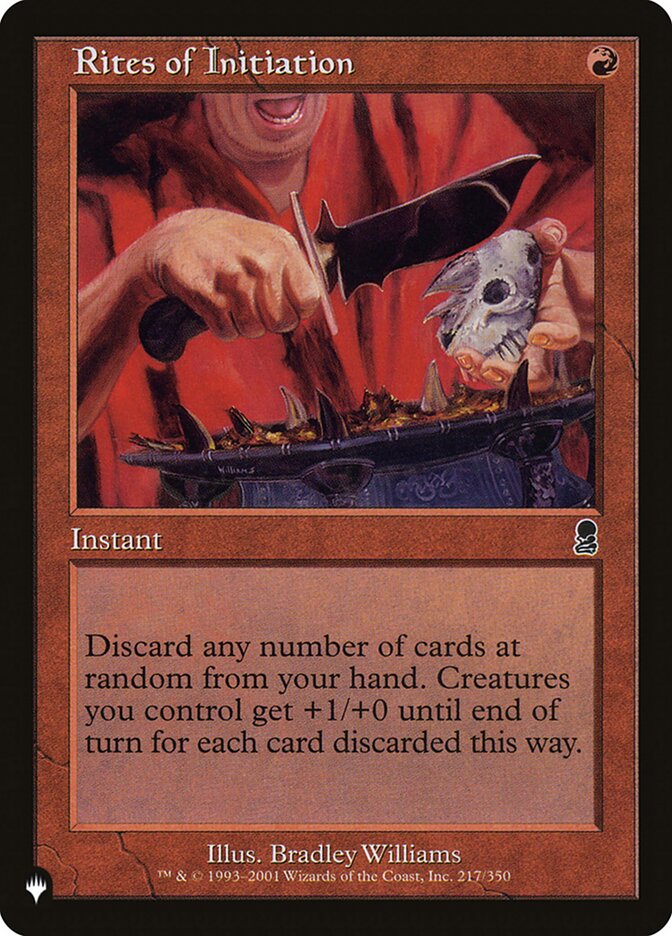 Rites of Initiation (ODY-217) - The List (PLST)