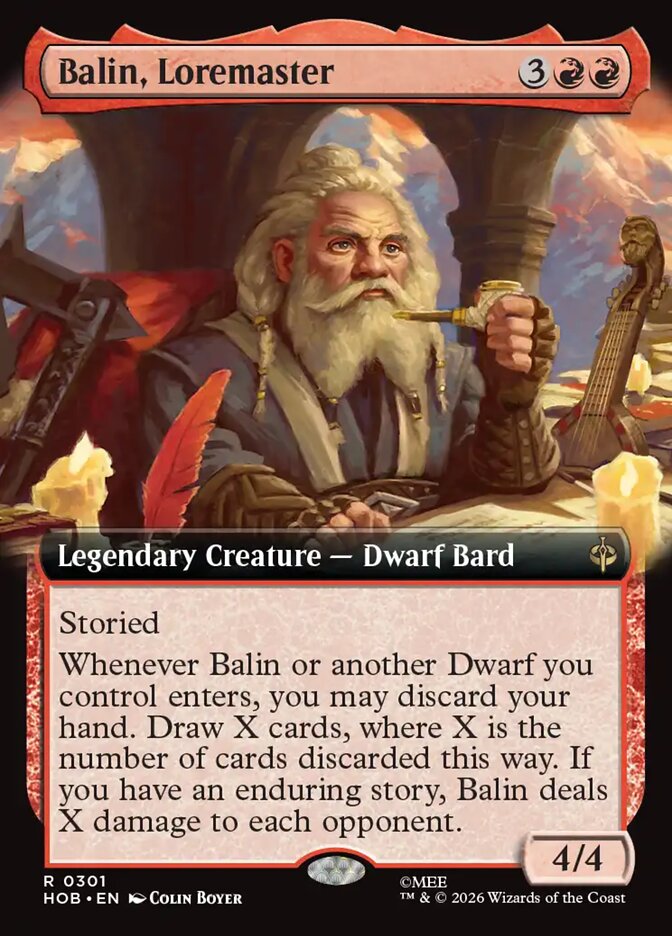 Balin, Loremaster (301) - The Hobbit (HOB)
