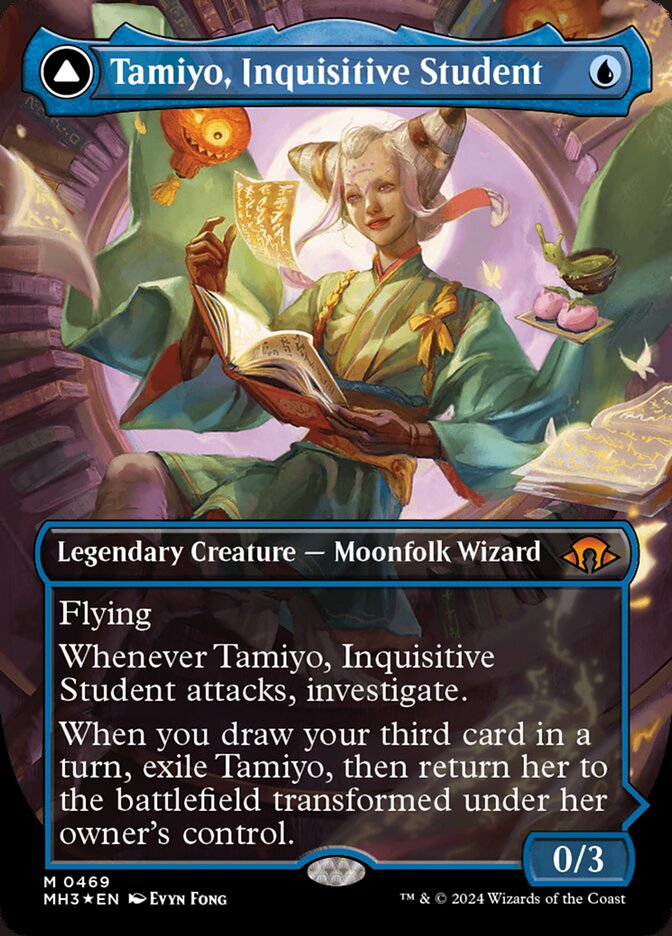 Tamiyo, Inquisitive Student // Tamiyo, Seasoned Scholar (469) - Modern Horizons 3 (MH3)