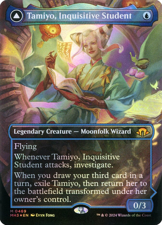 Tamiyo, Inquisitive Student // Tamiyo, Seasoned Scholar (469) - Modern Horizons 3 (MH3)