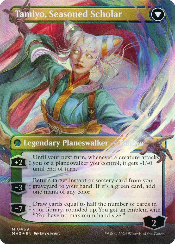 Tamiyo, Inquisitive Student // Tamiyo, Seasoned Scholar (469) - Modern Horizons 3 (MH3)