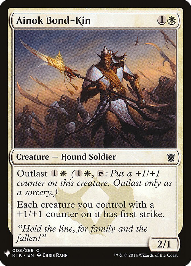 Ainok Bond-Kin - The List (PLST)