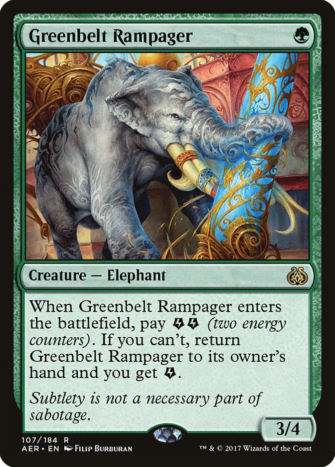 Greenbelt Rampager (107) - Aether Revolt (AER)