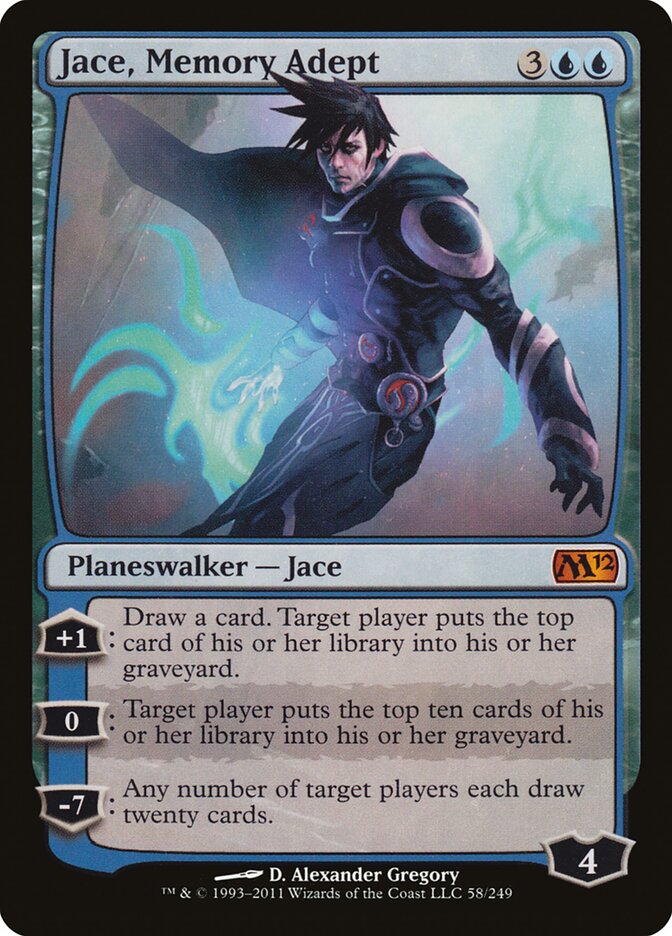 Jace, Memory Adept (58) - Magic 2012 (M12)