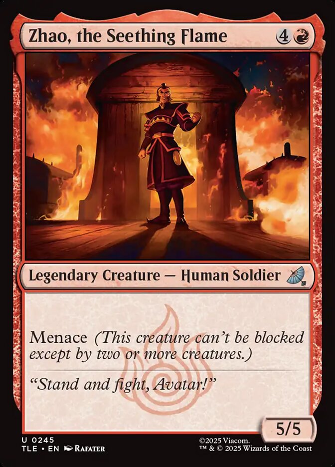 Zhao, the Seething Flame (245) - Avatar: The Last Airbender Eternal (TLE)