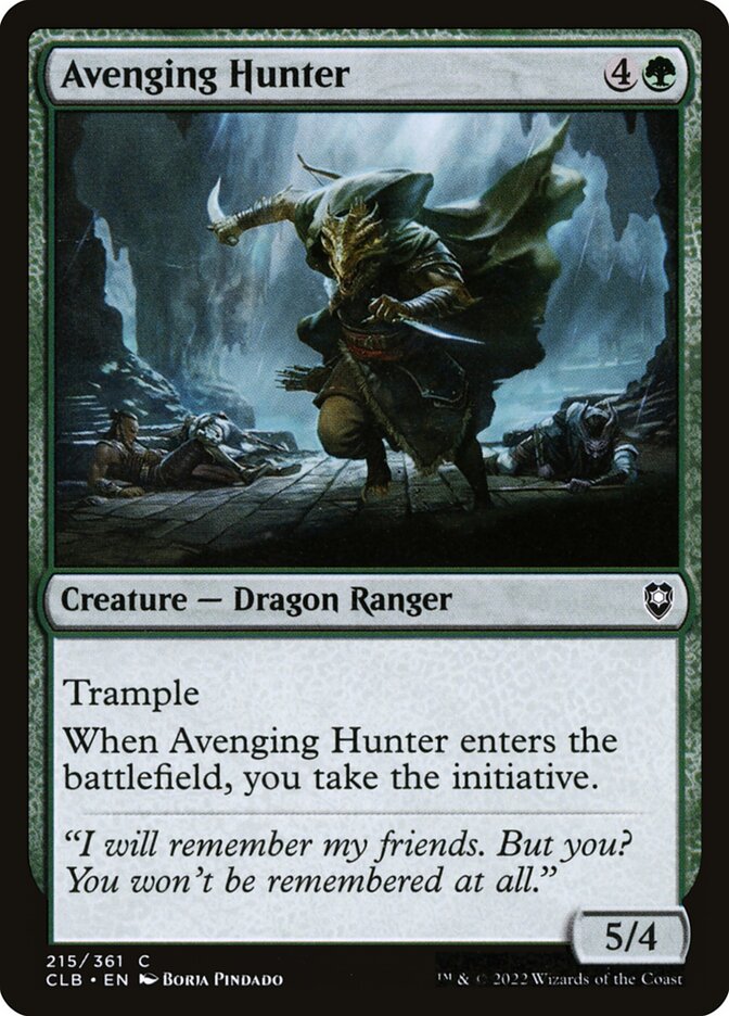 Avenging Hunter (215) - Commander Legends: Battle for Baldur's Gate (CLB)