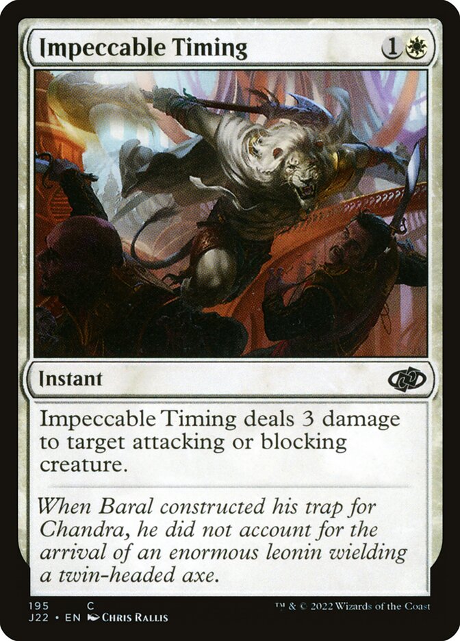 Impeccable Timing (195) - Jumpstart 2022 (J22)