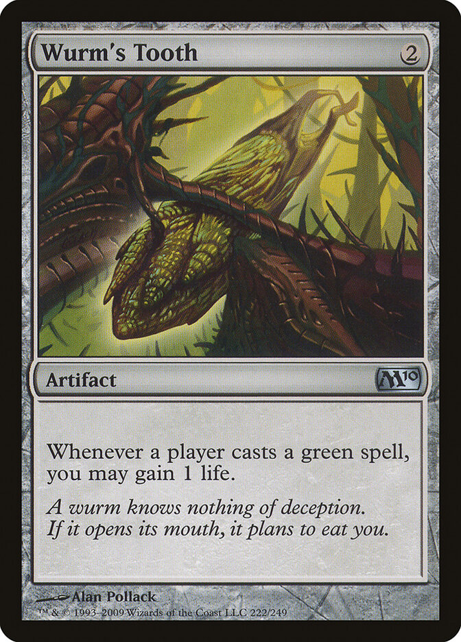 Wurm's Tooth (222) - Magic 2010 (M10)