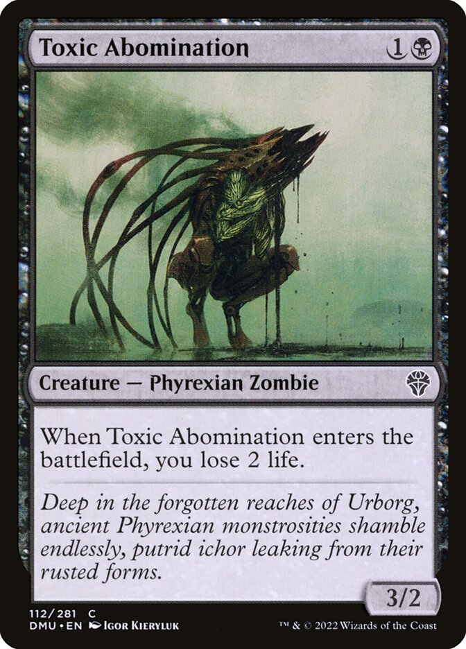 Toxic Abomination (112) - Dominaria United (DMU)
