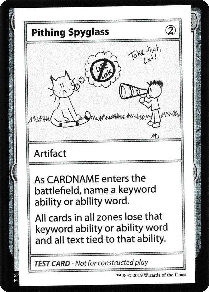 Pithing Spyglass (108) - Mystery Booster Playtest Cards 2021 (CMB2)