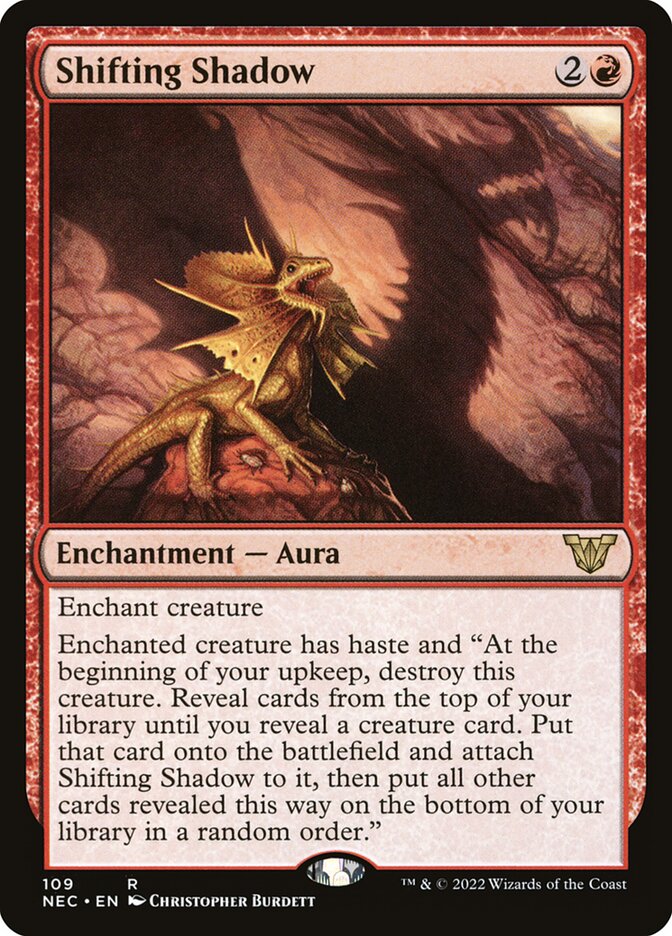 Shifting Shadow (109) - Neon Dynasty Commander (NEC)