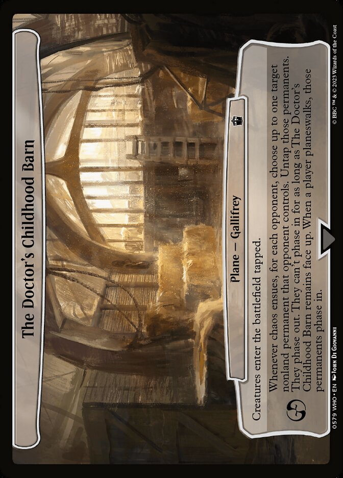 The Doctor's Childhood Barn (579) - Doctor Who (WHO)