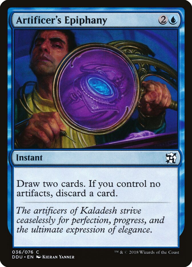 Artificer's Epiphany (36) - Duel Decks: Elves vs. Inventors (DDU)