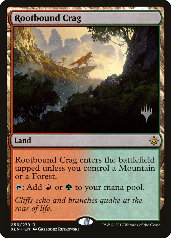 Rootbound Crag (256p) - Ixalan Promos (PXLN)